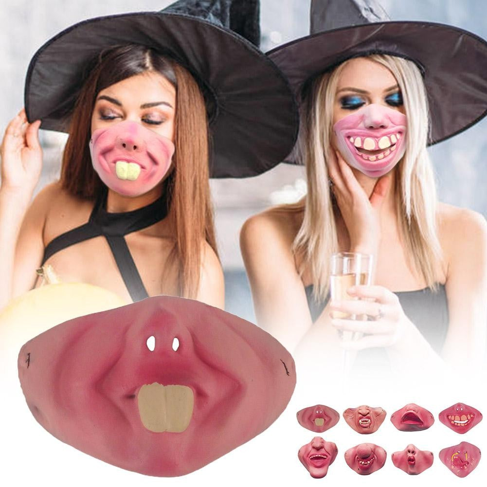2026 New Funny Adult Party Mask Latex Clown Cosplay Hallowmas Party Decor Half Face Horrible Scary Mask Party Decoration Supplie
