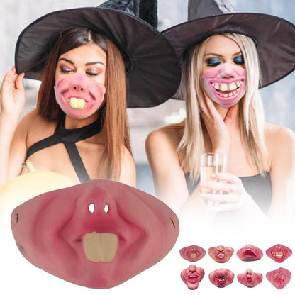 2026 New Funny Adult Party Mask Latex Clown Cosplay Hallowmas Party Decor Half Face Horrible Scary Mask Party Decoration Supplie