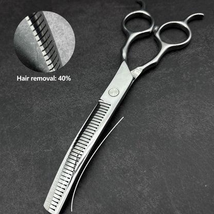 Tesoura Curva para Animais de Estimação Tesoura Curva de Aço Inoxidável para Cães Tesoura Curva Fina para Gatos Especialmente Projetada para Suprimentos de Higiene de Animais de Estimação
