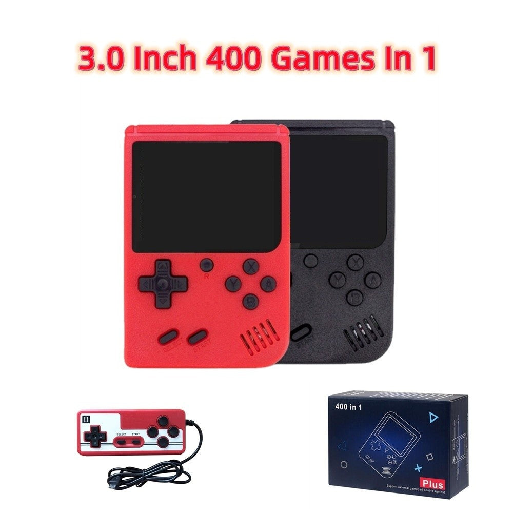 Portable Built-in 400 FC Games 8-Bit Retro Handheld Game Console Case 3.0 Inch LCD Screen Video Game Player Kids New Year Gift