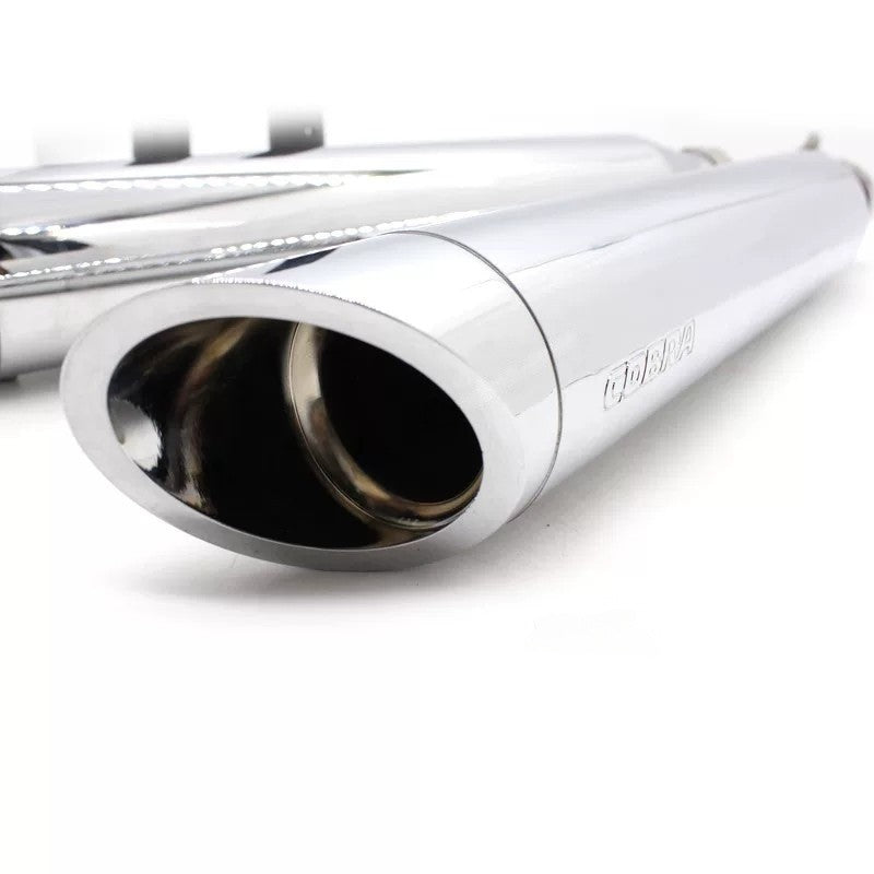 For Harley-Davidson XL883N/1200/X48 2014-2022 model, modification accessories - Snake exhaust pipe with deep-toned tail section