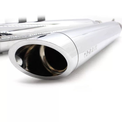 For Harley-Davidson XL883N/1200/X48 2014-2022 model, modification accessories - Snake exhaust pipe with deep-toned tail section