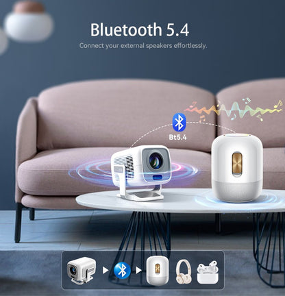 Projetor DITONG X3 Plus HD nativo 1080P suporte 4K Android projetor Foco automático LED Vídeo Home theater mini Projeção de filme