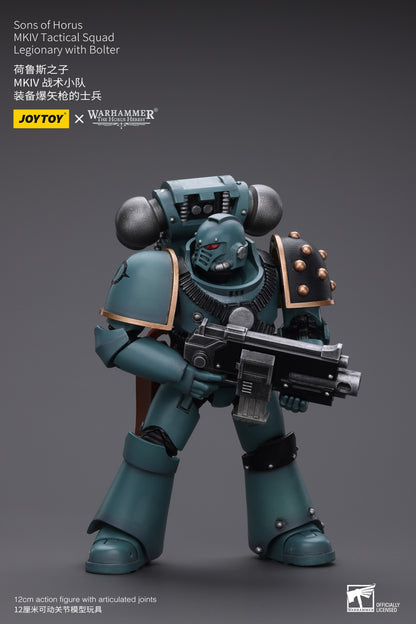 JOYTOY Warhammer 40k 1/18 Bonecos de Ação Anime 12cm Sons of Horus MKIV Esquadrão Tático Coleção Modelos Brinquedos
