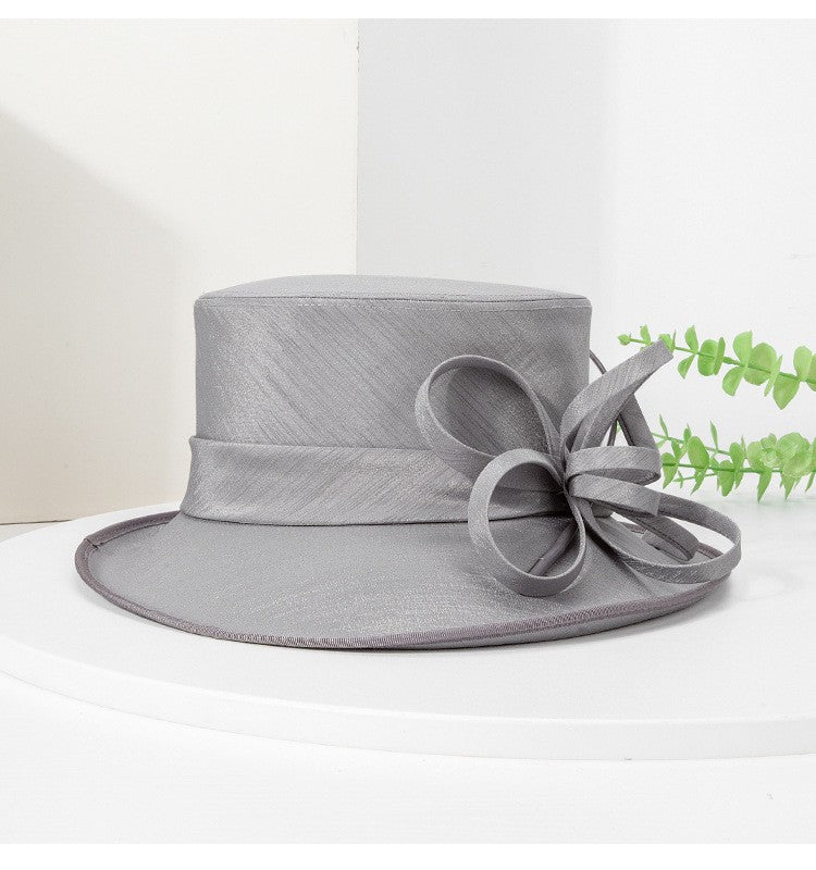 Moda Luxo Moda Pena Chapéu Chá Igreja Elegante Fotografia Cartola Feminina Banquete Fascinator Chapéus Formais de Casamento