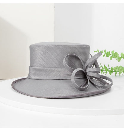 Moda Luxo Moda Pena Chapéu Chá Igreja Elegante Fotografia Cartola Feminina Banquete Fascinator Chapéus Formais de Casamento