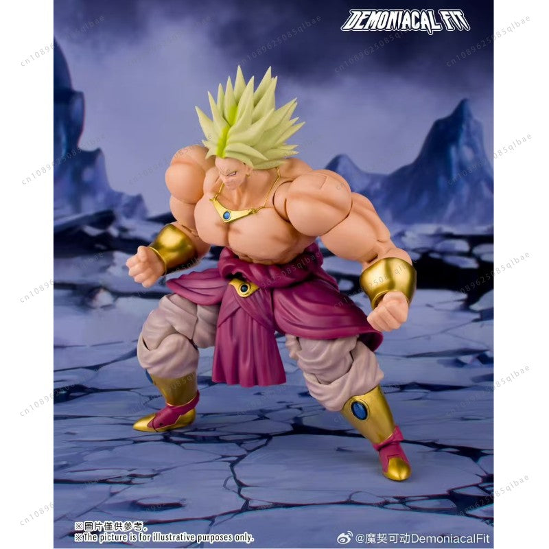 Em Estoque Dragon Ball Demoniacal Fit DF SHF Lendário Berserker Quebra o Universo Broly Boneco de Ação Brinquedo Modelo Presente