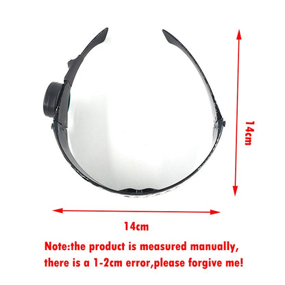 Led Glasses NightClub Masquerade Concert Club Neon Accessories Cool Vogue Flashing LED Futuristic Glasses Men Metal Cool Glasses