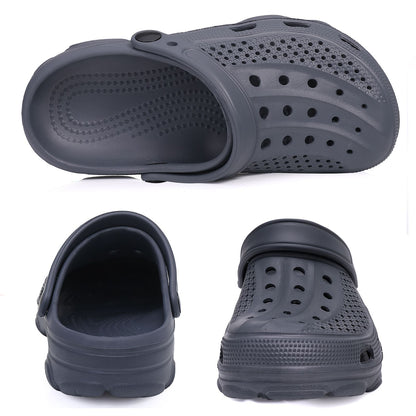 LItfun Adjustable Garden Clogs Breathable Cozy Home Shoes Men Clogs Sandals Arch Support Sandals For Men Classic Clogs Slippers