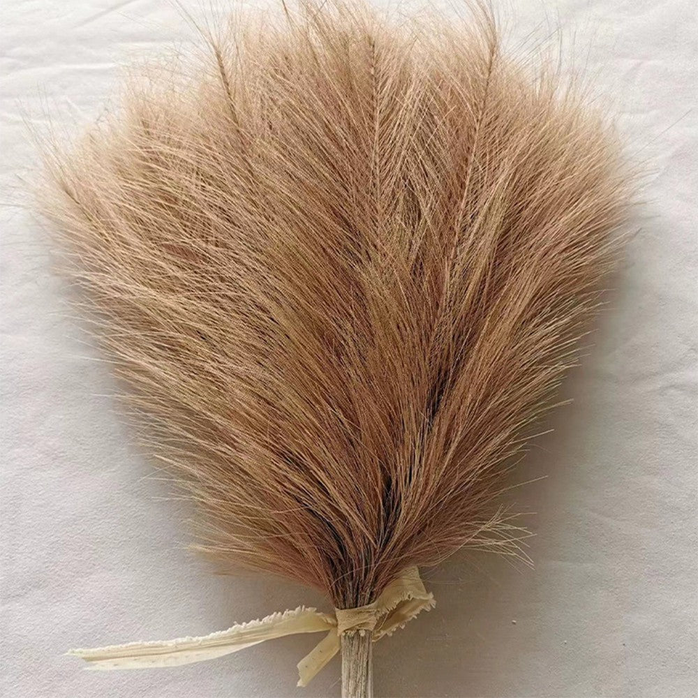 5/10/20PCS Fluffy Pampas Grass Boho Decor Artificial Flower Fake Plant Reed Simulated Party Wedding Home Decoration 42CM