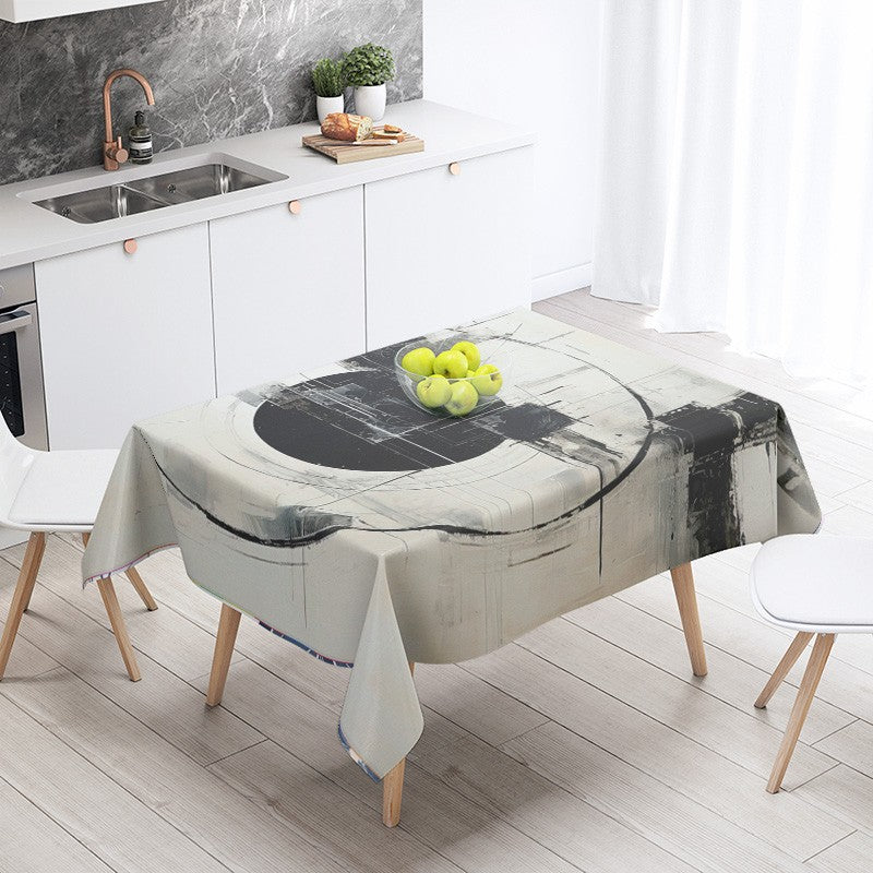 Abstract Geometric Tablecloth Waterproof Stain Resistant Party Decoration Restaurant Cafe Dining Table Tablecloths 140X200cm