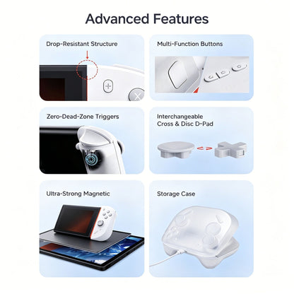 MOBAPAD M12S Joy Con Controller Switch 2 TMR Air Joystick No Drift HD Rumble Wireless Gamepad for Nintendo NS2 Gaming Accessory