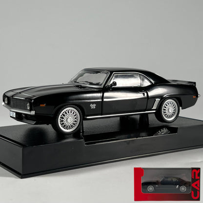 1:32 Chevrolet Camaro SS 350 1969 Super Carro Esportivo Clássico Liga Diecast Modelo de Carro Veículos em Miniatura Enfeites de Alta Simulação