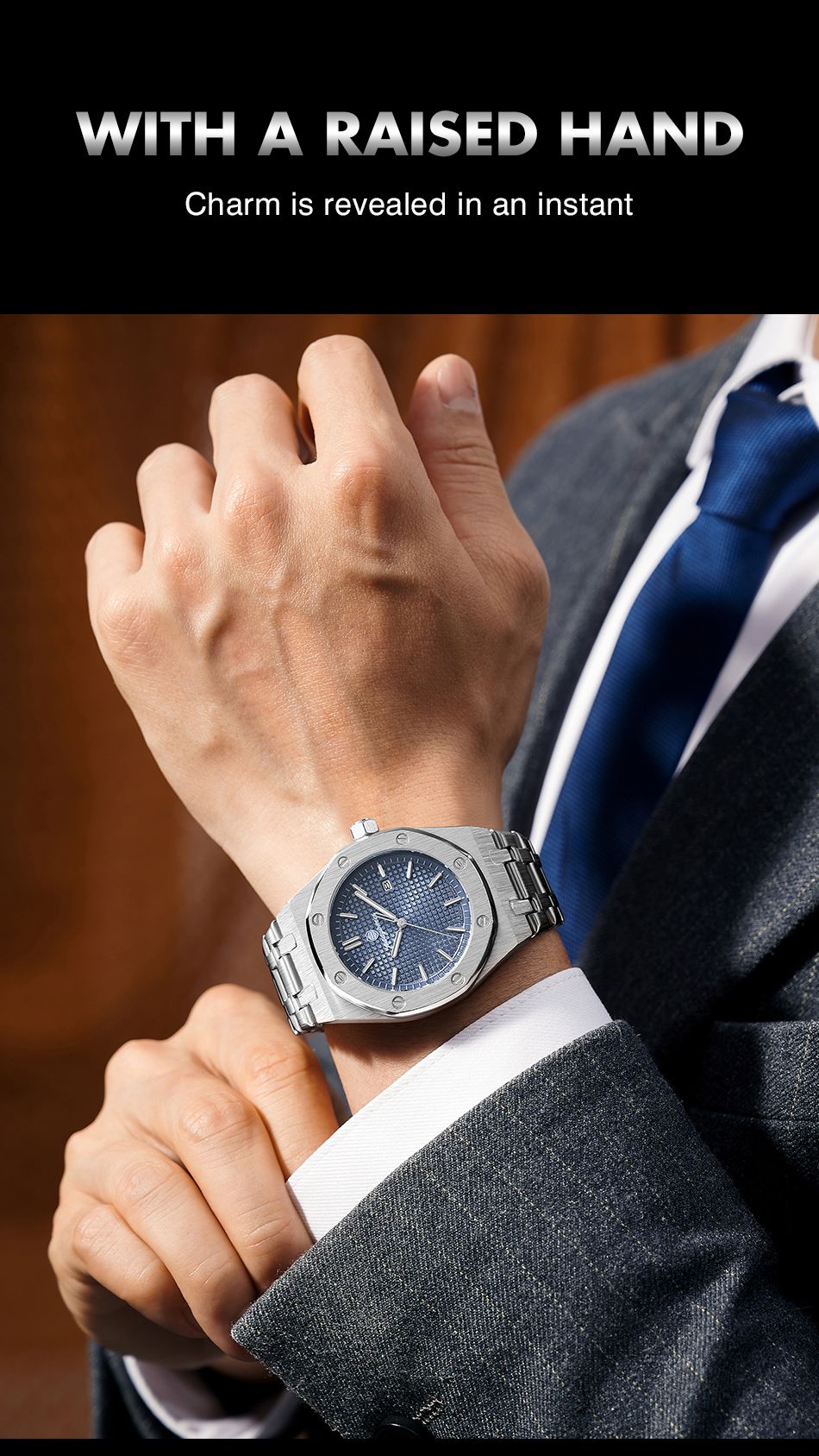 PAAZOMU Luxury Business Man Wristwatch Waterproof Luminous Date Men Watch Stainless Steel Fashion Quartz Watches For Men Reloj