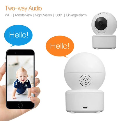 Security Protection PTZ WIFI Camera Wireless Auto Tracking Cctv IP Video Surveillance Night Vision Cloud Smart Home Cam Icsee