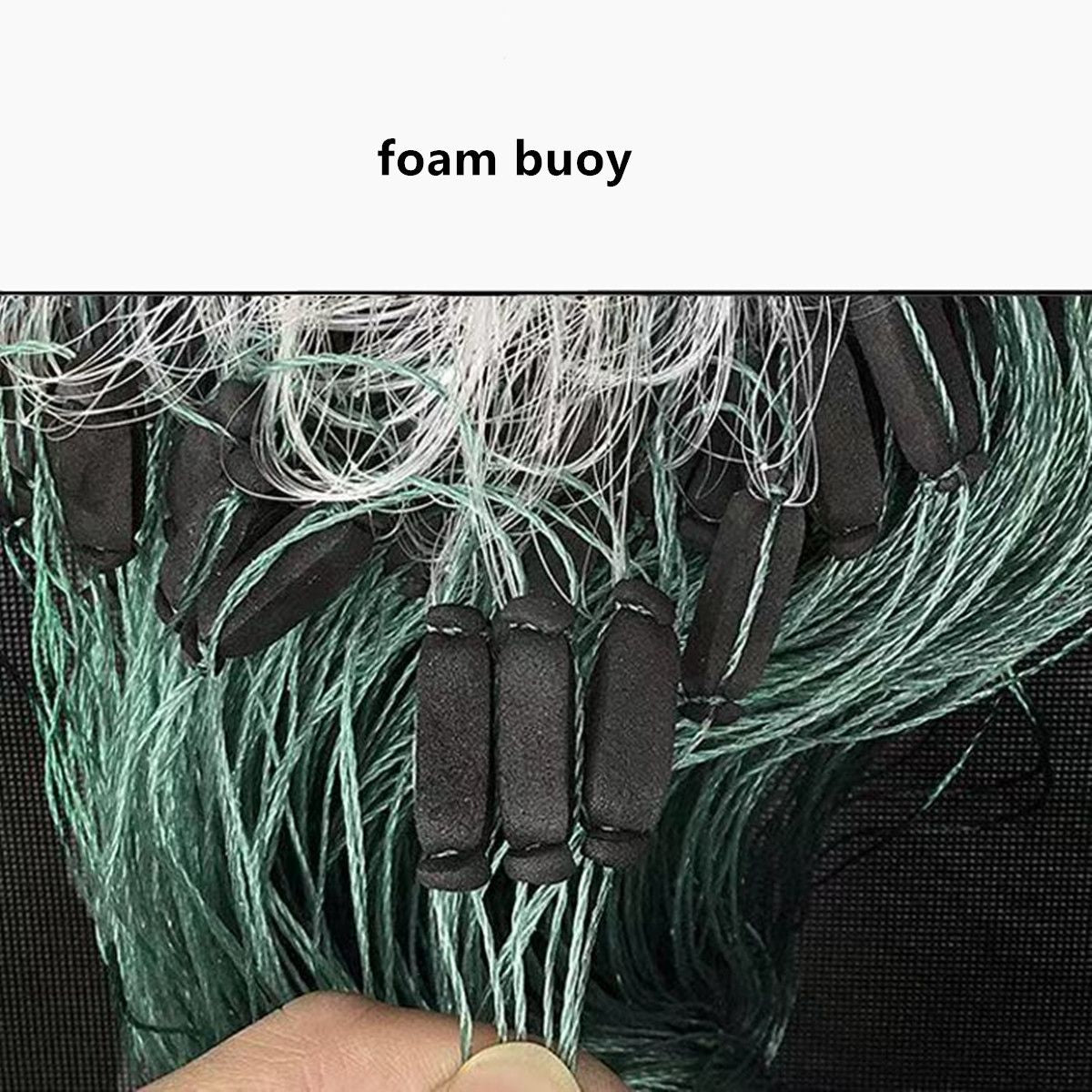 Monofilament Nylon Fishing Net 3Layer Sink Gill Net for Fish Bait Red De Pesca,Depth 1.5m to 6m,Length 20m to 90m,Mesh 25mm-60mm