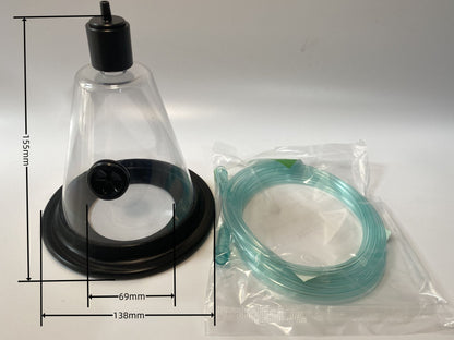 Máscara de oxigênio para cães de estimação, inalação de oxigênio para cães e gatos, experimento de nebulização para animais de estimação, clínica de inalação de oxigênio para animais, primeiros socorros