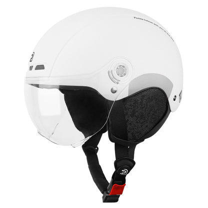 Capacete de Ciclismo PEMILA Com Lente de Óculos Proteção de Orelha Adesivo Refletivo Capacete de Bicicleta MTB Bicicleta de Estrada E-Bike Capacete de Bicicleta Para Adultos