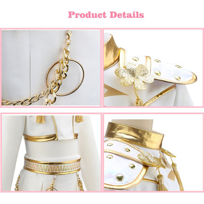 K-pop Hunters Cosplay Rumi Kpop Singer Hunt'trix Dress Up Girls Costumes k Pop Kids Party