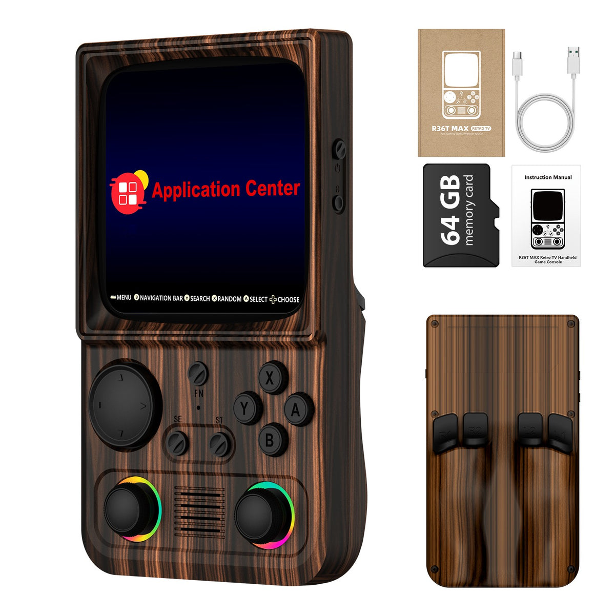 AISLPC RG45 Retro Handheld Game Console 4.0'' IPS Screen 64/128GB Supports 5G Portable Pocket Video Player