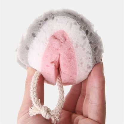 Sponge Bath Ball Shower Rub For Whole Body Exfoliation Massage Brush Scrubber Body Brush Sponge Brush Bathroom 1/2/3PCS