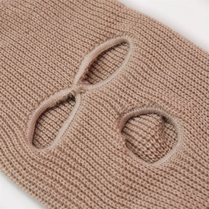 New Full Face Cover Ski Mask Hat 3 Holes Balaclava Army Tactical CS Windproof Knit Beanies Bonnet Winter Warm Unisex Caps