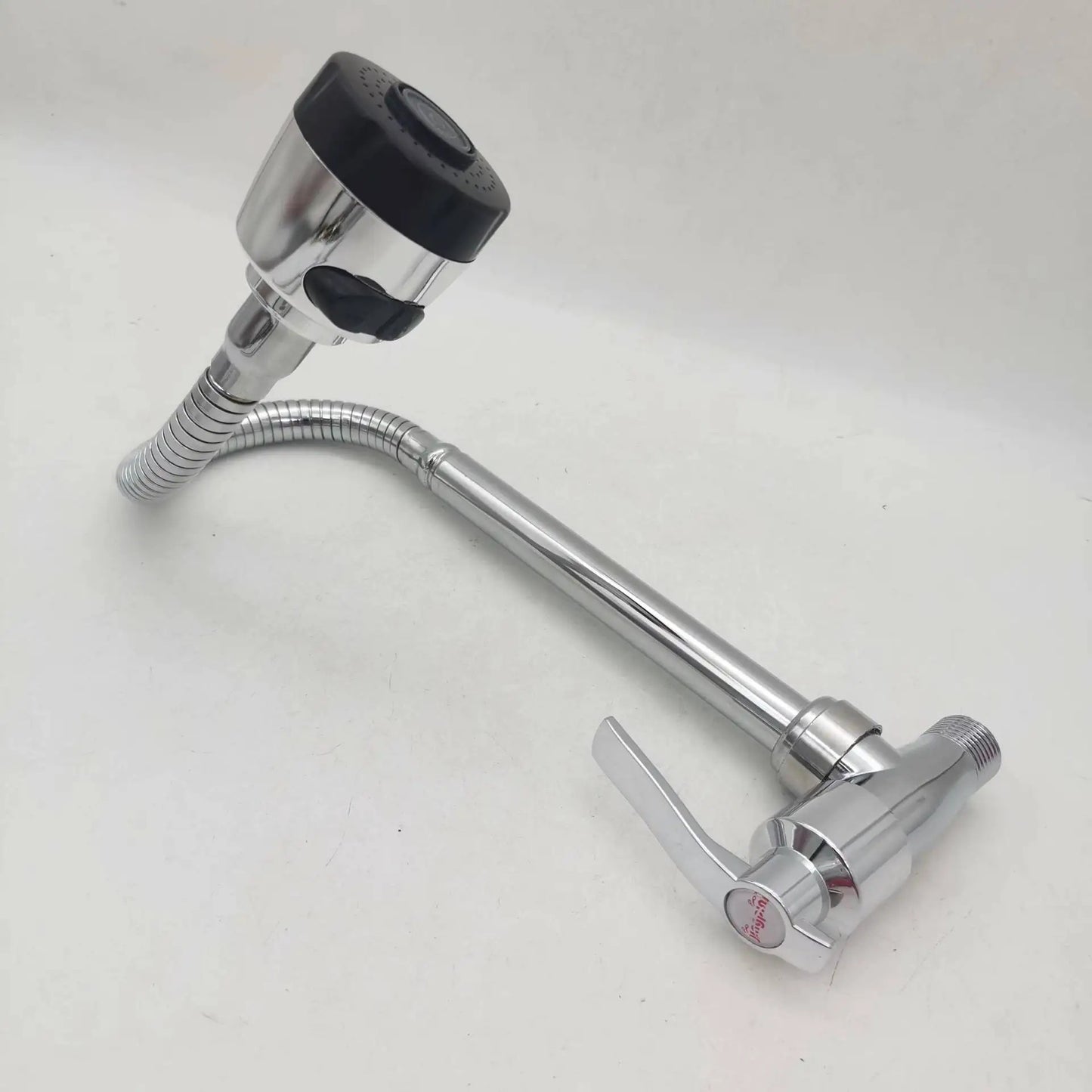 360° Kitchen Wall Mounted Faucet Single Cold Universal Vegetable Basin Faucet Bathroom Stainless Steel Sink Balcony Faucet