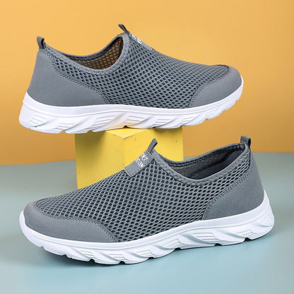 Tênis Casual Masculino Leve 2023 Respirável Slip-on Antiderrapante para Caminhada ao Ar Livre Tamanho 39-47