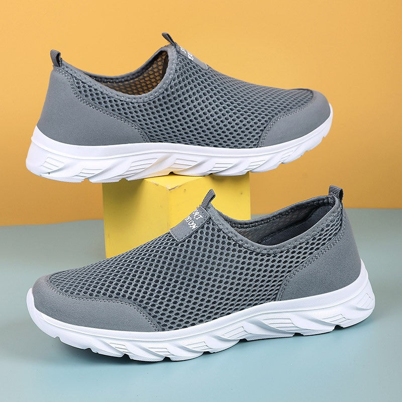 Tênis Casual Masculino Leve 2023 Respirável Slip-on Antiderrapante para Caminhada ao Ar Livre Tamanho 39-47