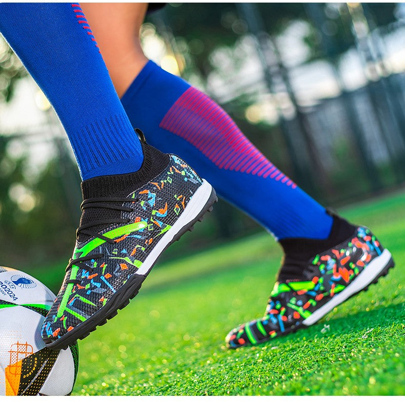 TF/AG Men Football Boots Society Cleats Soccer Shoes Boys Professional Football Field Boots Indoor Fast Non Slip Sneakers Match