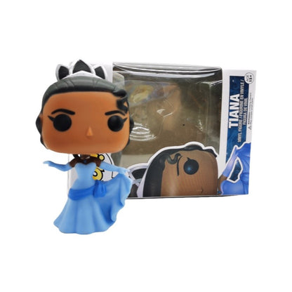Boneca de Princesa Disney de Alta Qualidade Tiana #224 Decoração de Mesa Estilo Funko Bonecos de Ação para Crianças Presente de Natal