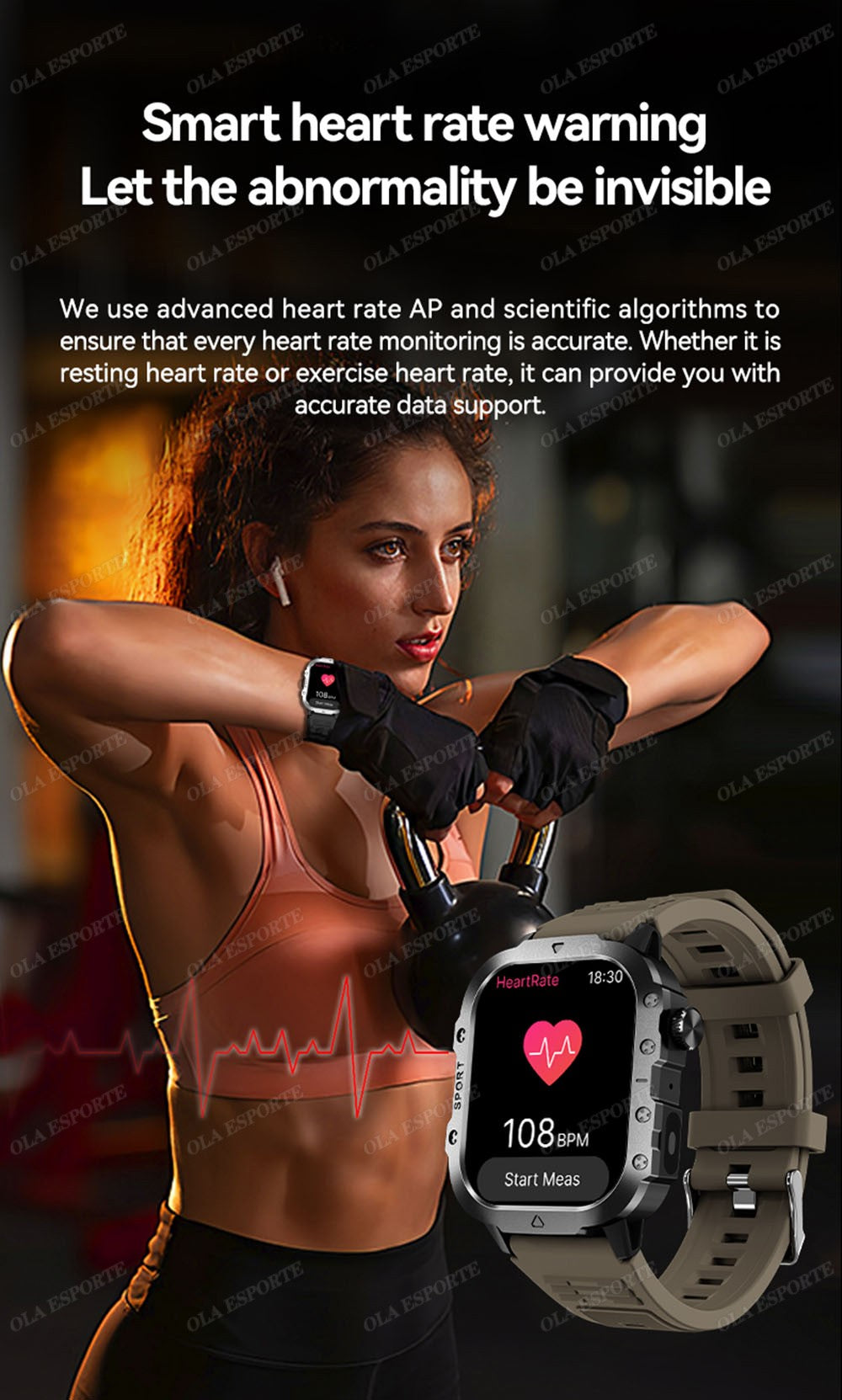 2025 New SmartWatch Men For Women Militray Outdoor GPS Track Sport Watches Heart Rate Sleep Waterproof Smart Watch IOS Android