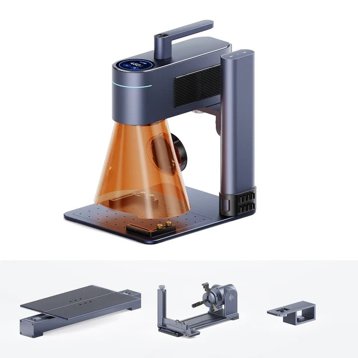 Máquina de Gravação a Laser LASERPECKER 4 LP4 para Todos os Materiais Gravador a Laser de Luz Dupla Portátil para Metais Madeira Plástico Escultura