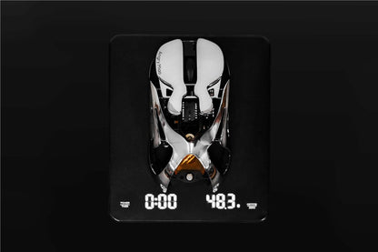 Mouse Gamer Sem Fio Angry Miao Infinity Hot-Swappable PAW3950 Dual 8K com Fio Tri-Mode Mirror Shadow