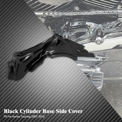Tampa Lateral da Base do Cilindro da Motocicleta Carenagem Para Harley Touring Road King FLHR Electra Street Glide FLTRX FHLX 2007-2016