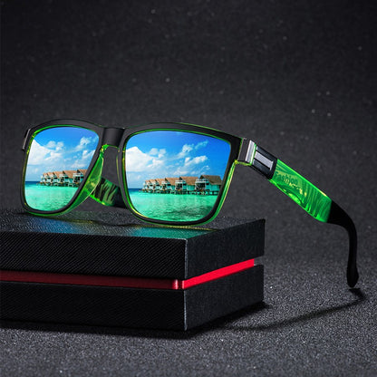 4 PCS Fashion Vintage Pattern Square Sunglasses Men Women Fishing Driving Man Luxury Brand Designer Sun Glasses UV400 Eyewear ?