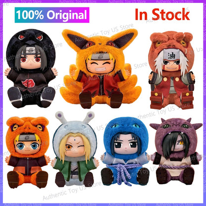 Eaki Naruto V2 Blind Box Shippuden Festa das Feras Pijama Naruto Anime Kawaii Boneco Figura Itachi Uzumaki Presentes Fofos