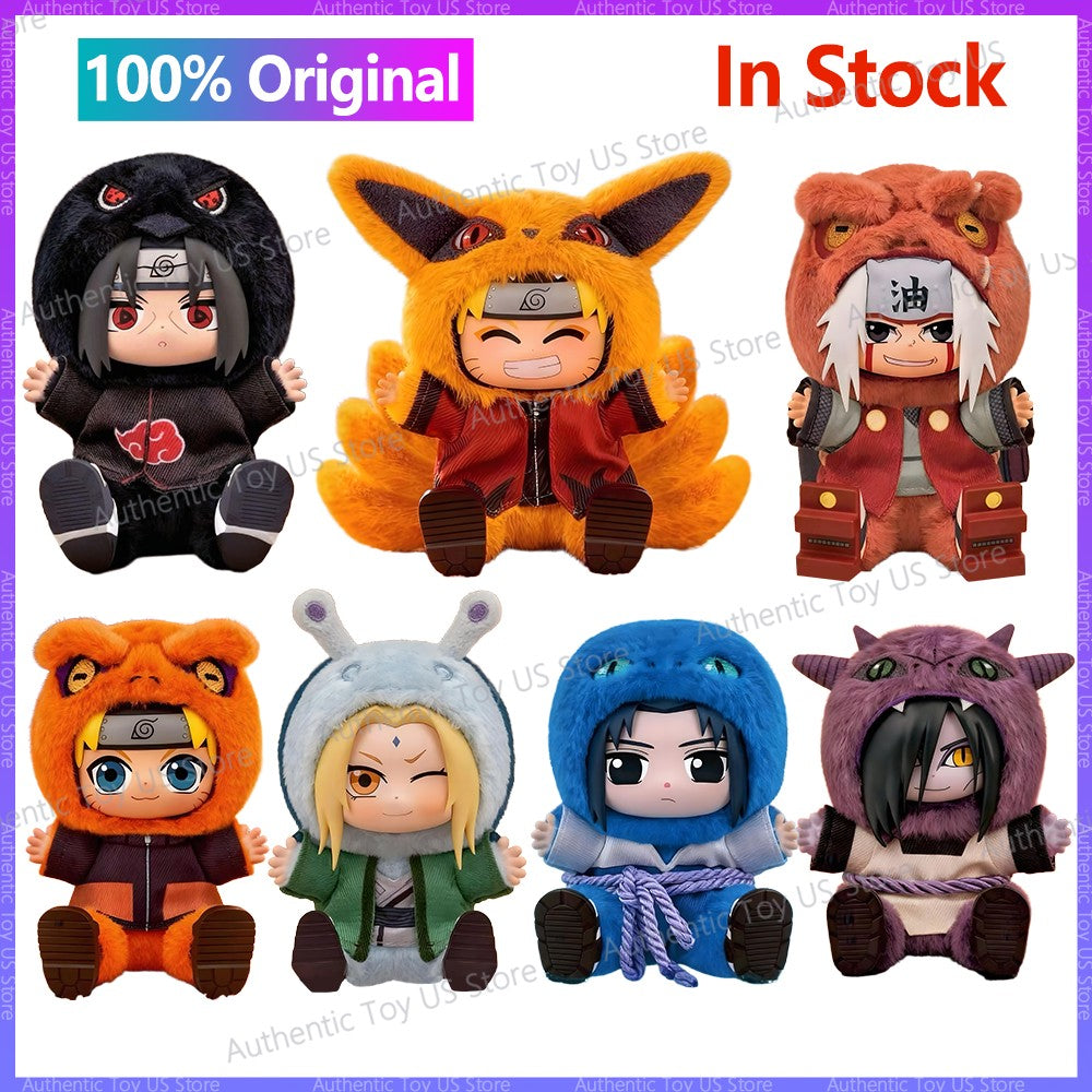 Eaki Naruto V2 Blind Box Shippuden Festa das Feras Pijama Naruto Anime Kawaii Boneco Figura Itachi Uzumaki Presentes Fofos