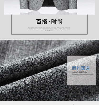Men's Blazer Casual Suit Spring Thin Middle-aged Top Jacket Blazers for Men Men Suit