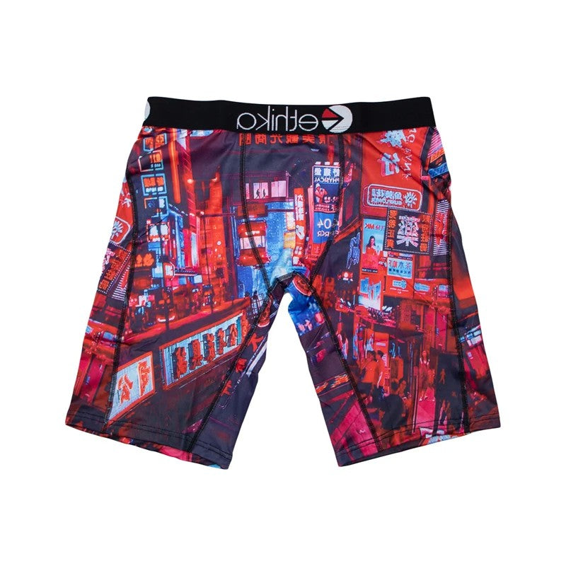 ETHIKA Men Underwear Boxers Breathable Sexy Print Men's Panties Lingerie Male Underpants Man Boxer Briefs Trunks Plus Size XXXL