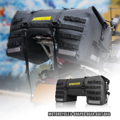 Universal Motorcycle Waterproof Tail Bags Back Seat Bags Cycling Camping Travel Bag Motorbike Scooter Sport Luggage Pack 66L 40L