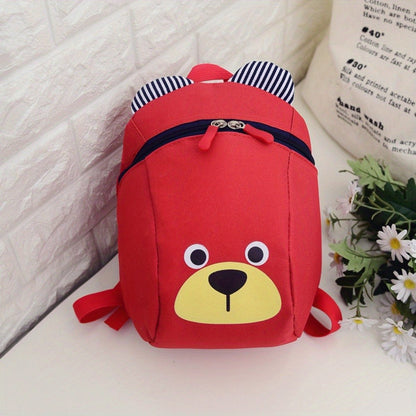 Urso 1-3 Anos Mochila Escolar Anti-perda Porquinho Desenho Animado Meninos e Meninas Creche Ensino Fundamental e Médio