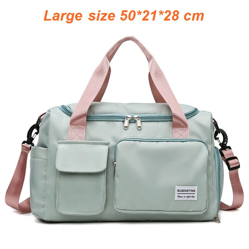 Womne's Travel Bags Handbags Gym Shoulder Bags Oxford Fitness Camping Trekking Bags Hiking Waterproof Outdoor Crossbody Bag