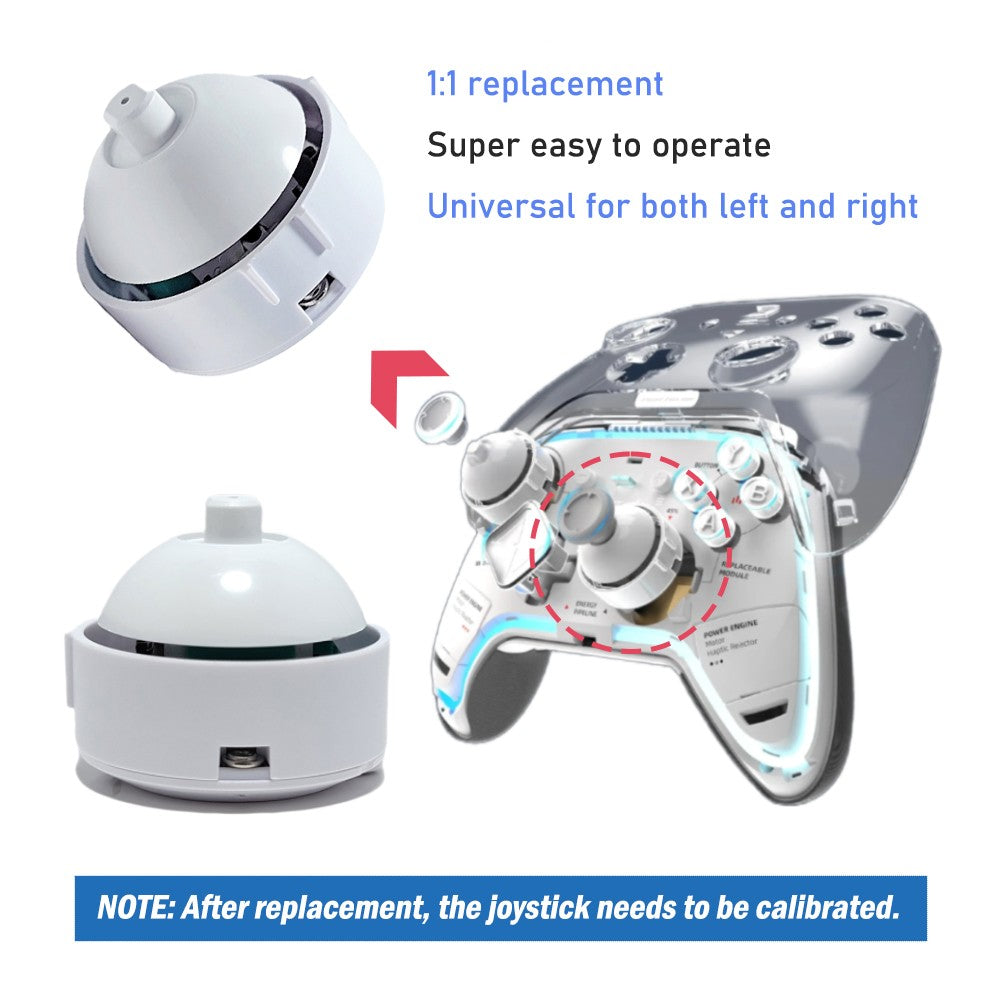 ZD Ultimate Legend Game Controller Replaceable Joystick Module Removable K-Silver JS13 PRO GinFull Angle TMR Joystick DS13 MAX