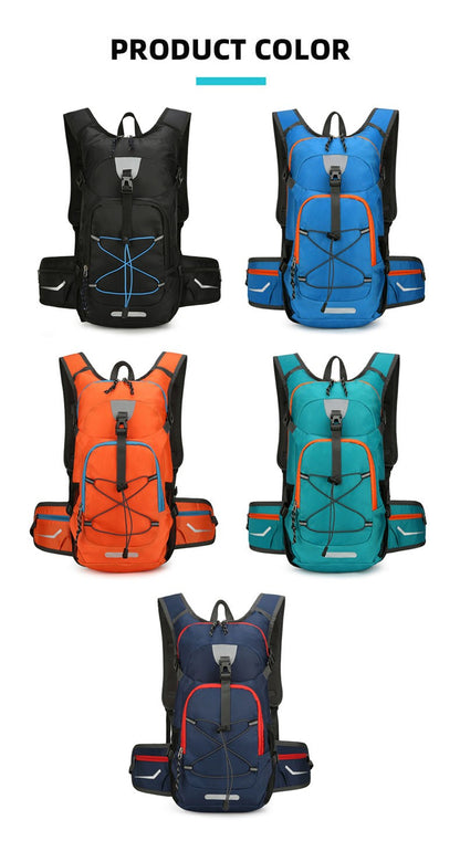 Mochila de Hidratação Leve para Ciclismo Esporte ao Ar Livre Caminhada Acampamento Escalada Montanhismo Viagem Hidro Água Dia a Dia