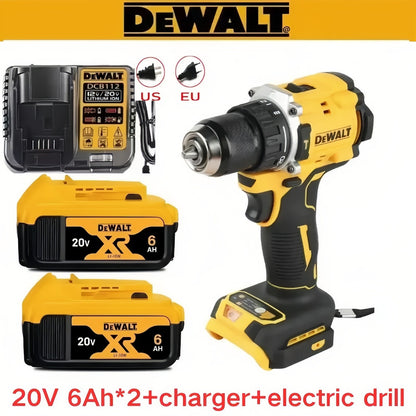 Original.DEWALT.DCD805. Bateria 20V + Ferramentas Elétricas Parafusadeira de Impacto Sem Fio Chave de Fenda Elétrica Furadeira Manual Multifuncional