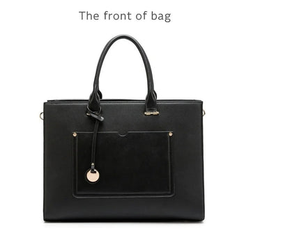 MOTAORA 2025 New Women Handbag Fashion Leather Shoulder Bag Ladies Large Capacity Messenger Bags Laptop Bag For 14" Macbook Air