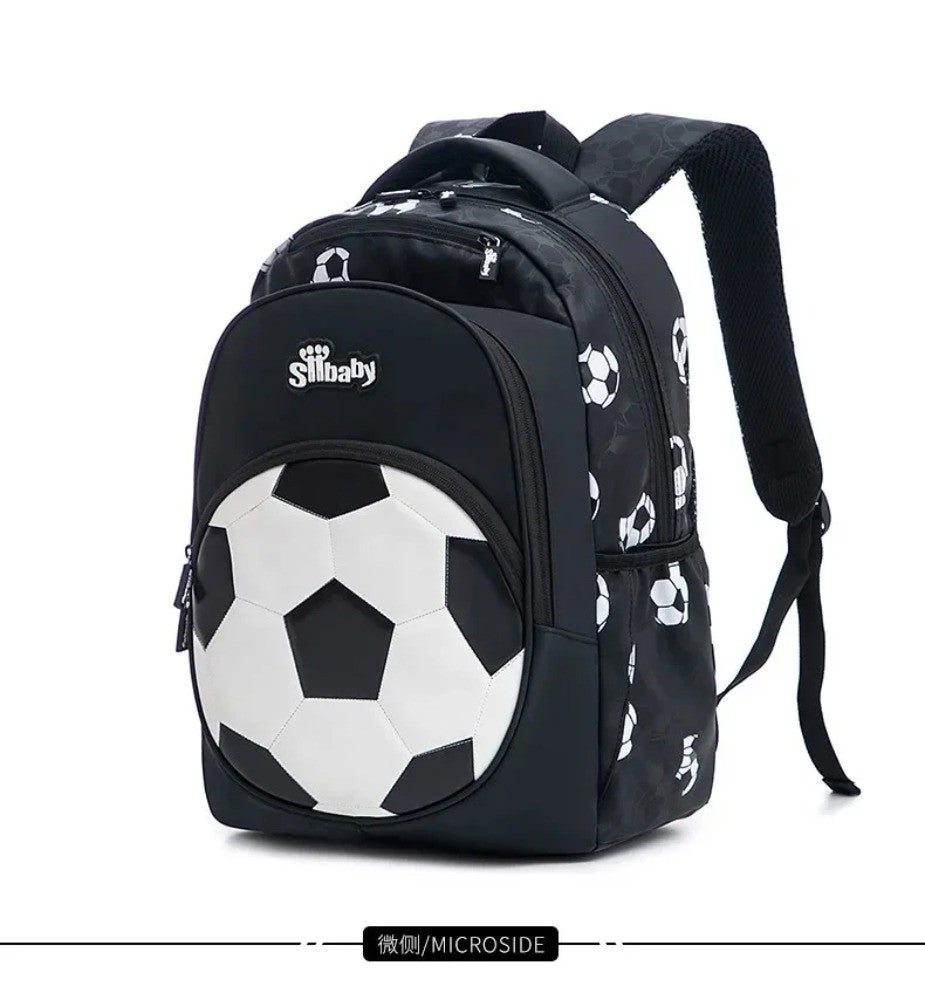 Mochila Infantil Menino Futebol Escolar Anime para Crianças Adolescentes Viagem Mochila Escolar