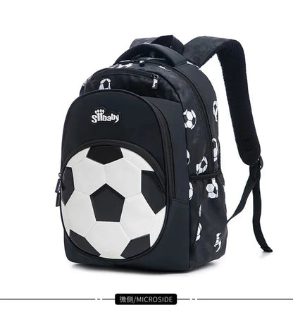 Mochila Infantil Menino Futebol Escolar Anime para Crianças Adolescentes Viagem Mochila Escolar