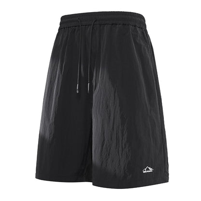 Men's Summer Embroidery Shorts Fashion Shorts Jogging Breathable Short Pants Male Shorts Casual Pants Simple Baggy Sports Shorts